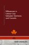 Thomas Murrhardt: Differences in Labour Law between Germany and Canada, Buch