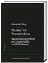 Alexander Berg: Studien zur Transzendenz, Buch