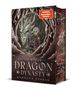 "SPIEGEL Bestseller-Autorin", "THE WINTER DRAGON DYNASTY", "KAROLYN CISEAU". Illustration einer Frau mit Schwert und Drache., Buch