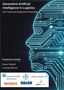 „Generative Artificial Intelligence in Logistics“ ist der Titel. Gezeichnetes Profil eines Kopfes mit Schaltkreisen., Buch