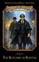 "Arthur Conan Doyle, Amy Onn, Sherlock Holmes: The Secret Cases of the Master Detective, Case 5, The Butcher of Boston." Illustration: Zwei Männer im Regenmantel auf einer dunklen Straße., Buch