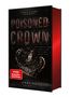 "POISONED CROWN" steht in großen Buchstaben. Unten: "CRAVING DARK ROMANCE". Eine Krone ist abgebildet.