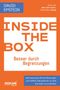 “INSIDE THE BOX: Besser durch Begrenzungen”; Autor David Epstein; orange-weißes Layout., Buch