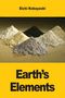 "Earth’s Elements" und "Eichi Kobayashi" auf gelbem Hintergrund; zeigt bunte Pulverhügel auf sandigem Grund., Buch