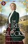 „Die Bürde des Glücks“ von Elisabeth Marienhagen. Frau in grüner Jacke, Weinberge im Hintergrund, Logo oben links., Buch