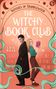 Titel: "The Witchy Book Club". Zwei Personen lehnen Rücken an Rücken, umgeben von Büchern und magischen Elementen., Buch
