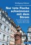 "Nur tote Fische schwimmen mit dem Strom" von Wolfgang Hübner. Politische Biografie 1965-2025. Büste vor Altbauten.