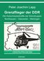 Buchtitel: "Grenzflieger der DDR" von Peter Joachim Lapp. Illustration: Hubschrauber vor einer Karte der DDR., Buch