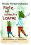 Text: "Nicola Vorderwülbecke, Fiete hat schlechte Laune, Mit Illustrationen von Marie Löcker." Zwei grüne Figuren., Buch