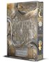 Text: "Vorläufiges Cover. Drachenmond Verlag." Eine blaue Drachensilhouette vor einem Vollmond in einer sternenklaren Nacht.