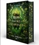 "FAE ACADEMY IV: Crown of Smoke and Starlight" von G.K. DeRosa. Grünes Cover mit Krone und blumigen Verzierungen., Buch