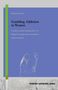 Text: "Johanna Nitsch. Gambling Addiction in Women. Gender-sensitive perspectives on diagnosis, progression, treatment, and prevention." Blaues Cover, Frau an Spielautomaten, Logo "bup"., Buch