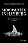 Markus Kleinknecht: Mordshitze in Hamburg. 13 Sommerkrimis mit Biss. Ein Haifischflosse im Wasser darunter., Buch