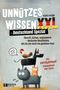 Titel: "Unnützes Wissen XXL - Deutschland Spezial". Illustration: Tiere stehen übereinander: Katze, Hund, Hahn und Esel., Buch