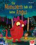 "Vor Monstern hab ich keine Angst" steht in großen, bunten Buchstaben. Eine Illustration zeigt ein rotes Monster und ein Kind im Wald.