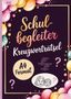 „Schulbegleiter Kreuzworträtsel A4 Format“ in einer bunten Ballonumrandung mit einem Kreuzworträtsel-Raster., Buch