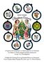 48 Kugeln mit 96 Ausmalbildern. Familie schmückt Weihnachtsbaum mit Kugeln, Geschenke darunter. Umgeben von Illustrationen., Buch