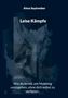 "Leise Kämpfe. Wie du lernst, mit Mobbing umzugehen, ohne dich selbst zu verlieren." Abstraktes, blaues Gemälde., Buch