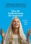Text: „TERTULLIAN“, „Über die Kopfbedeckung der Jungfrauen“, „Pflicht oder Kür?“, „Frühchristliche Werke“, „3. Jahrhundert“. Eine lächelnde Frau mit Schleier., Buch