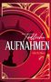„Tödliche Aufnahmen“ und „Sibi M. Siber“ stehen in weißer und gelber Schrift auf rotem Hintergrund mit Art-Déco-Design., Buch