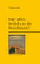 Text: "Tobias Kröll. Herr Merz, Artikel 1 ist die Brandmauer!". Gelber Hintergrund mit einem Foto einer Landschaft., Buch