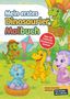 "Mein erstes Dinosaurier Malbuch", "Über 80 fröhliche Dinosaurier-Szenen", "Für Kinder ab 4 Jahren". Fröhliche Dinosaurier., Buch