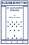 Text: "KURZGESCHICHTEN", "MIT ILLUSTRATIONEN DES AUTORS", "von Mario A. Lorenz", "LIES". Blaue Punkte und Rahmen., Buch