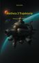 „Kairos Prime. Aletheia 3 Trajektorie. Haltung im Außenrhythmus.“ Ein futuristisches Raumschiff vor Planeten., Buch