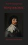 Text: "Frieder Zimmermann Winterkönig Historischer Roman". Porträt eines Mannes in historischer Kleidung mit Spitzekragen., Buch