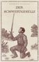 "Konrad Gladius - Der Schwertgeselle." Illustration: Ein Ritter kniet auf einer Wiese mit erhobenem Schwert., Buch