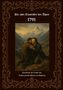 "Die zwei Einsiedler der Alpen, 1791. Geschichte der Leiden des Grafen und des Ritters von Malmore." Zwei Männer umarmen sich., Buch