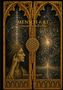 "MENSCH & KI: Ein Diptychon des Bewusstseins. Erwin Bratengeyer." Goldene, verzierte Diptychon-Illustration mit menschlicher Figur links., Buch