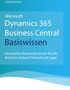 Titel: "Microsoft Dynamics 365 Business Central Basiswissen." Hintergrund: Blaue Töne mit Wellenmuster., Buch
