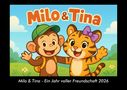 Kevin Heber: Milo & Tina - Ein Jahr voller Freundschaft 2026 Fotokalender DIN A3, Buch