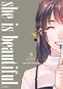 Text: "she is beautiful", "text: jun esaka", "zeichnungen: takahide totsuno". Illustration eines lächelnden Mädchens., Buch
