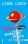 "Liane Louck. Cyberdings wie vom anderen Stern. FEUERMANN & VENUSFRAU | 1. Illustration: roter Planet mit Ringen.", Buch