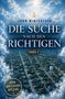 „John Winterfood – Die Suche nach den Richtigen, Band 2“ steht über einer Wolkenlandschaft mit Stadtansicht., Buch