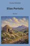 "Elias Portolu" von Grazia Deledda. Cover mit Punkt-Gemälde: Schäfer und Herde vor Steinhütte, Gebirge im Hintergrund., Buch