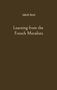 Text: "Jakob Reul", "Learning from the French Moralists". Einfacher brauner Hintergrund., Buch
