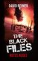 David Reimer, The Black Files: Rotes Auges. Eine Raumstation vor rotem Himmel, Trümmer schweben umher., Buch
