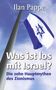 "Ilan Pappe, Was ist los mit Israel? Die zehn Hauptmythen des Zionismus." Eine wehende israelische Flagge vor blauem Himmel., Buch