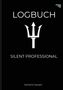 Text: "LOGBUCH SILENT PROFESSIONAL Clemens Clausen". Trident-Logo auf schwarzem Hintergrund., Buch
