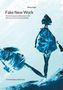Text im Bild: "Merja Hope, Fake New Work, Overcoming powerlessness in the new era of work and everything, A novel about what was." Illustration: Abstrakte blaue Figuren auf hellblauem Hintergrund., Buch