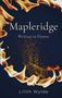 Text: "Mapleridge," "Written in Flames," "Lilith Wylde." Illustration mit Flammen auf dunklem Hintergrund., Buch