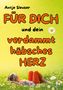 Text: "Antje Sleuser. FÜR DICH und dein verdammt hübsches HERZ." Darunter eine Frau entspannt auf einer Blumenwiese., Buch