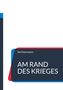 Text: "Ibo Eisenmann, AM RAND DES KRIEGES". Design mit blau-roten Rechtecken auf weißem Hintergrund., Buch