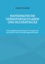 Titel: "Mathematische Denksportaufgaben und Rechentricks". Autor: Ewald Gronewold. Blauer Hintergrund., Buch
