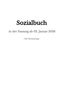 "Sozialbuch in der Fassung ab 02. Januar 2026 - Die Vereinigung." Auf weißem Hintergrund, schlicht gestaltet., Buch