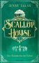Text: „Jenny Talas“, „Scallop House“, „Der Steinkreis im Nebel“, „Fantasy“. 
Cover mit Muschel und Steinkreis., Buch