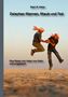 „Zwischen Sternen, Staub und Tod“ von Beat W. Meier. Zwei Menschen springen in der Wüste mit Freude in die Luft., Buch